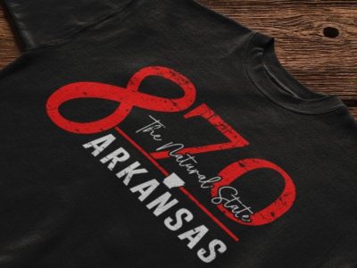 870 The Natural State Arkansas T-Shirt thumbnail 2