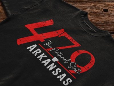 479 The Natural State Arkansas T-Shirt thumbnail 2
